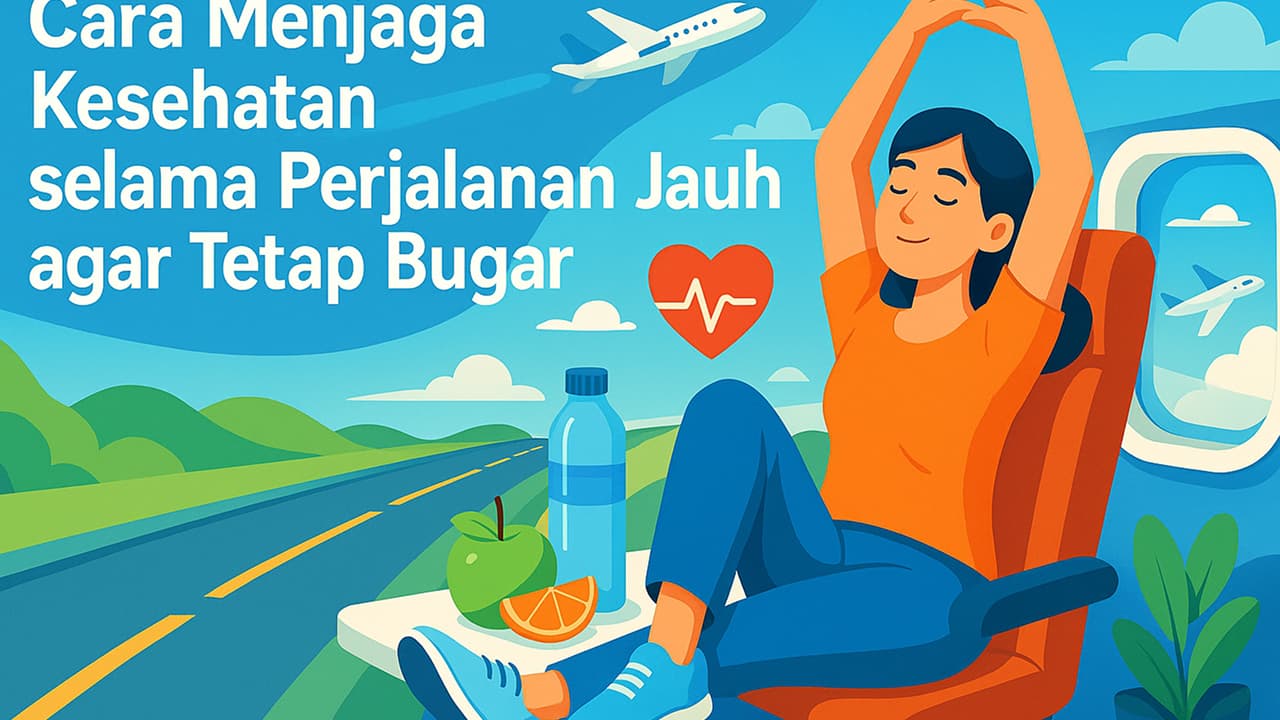 Cara Menjaga Kesehatan selama Perjalanan Jauh agar Tetap Bugar