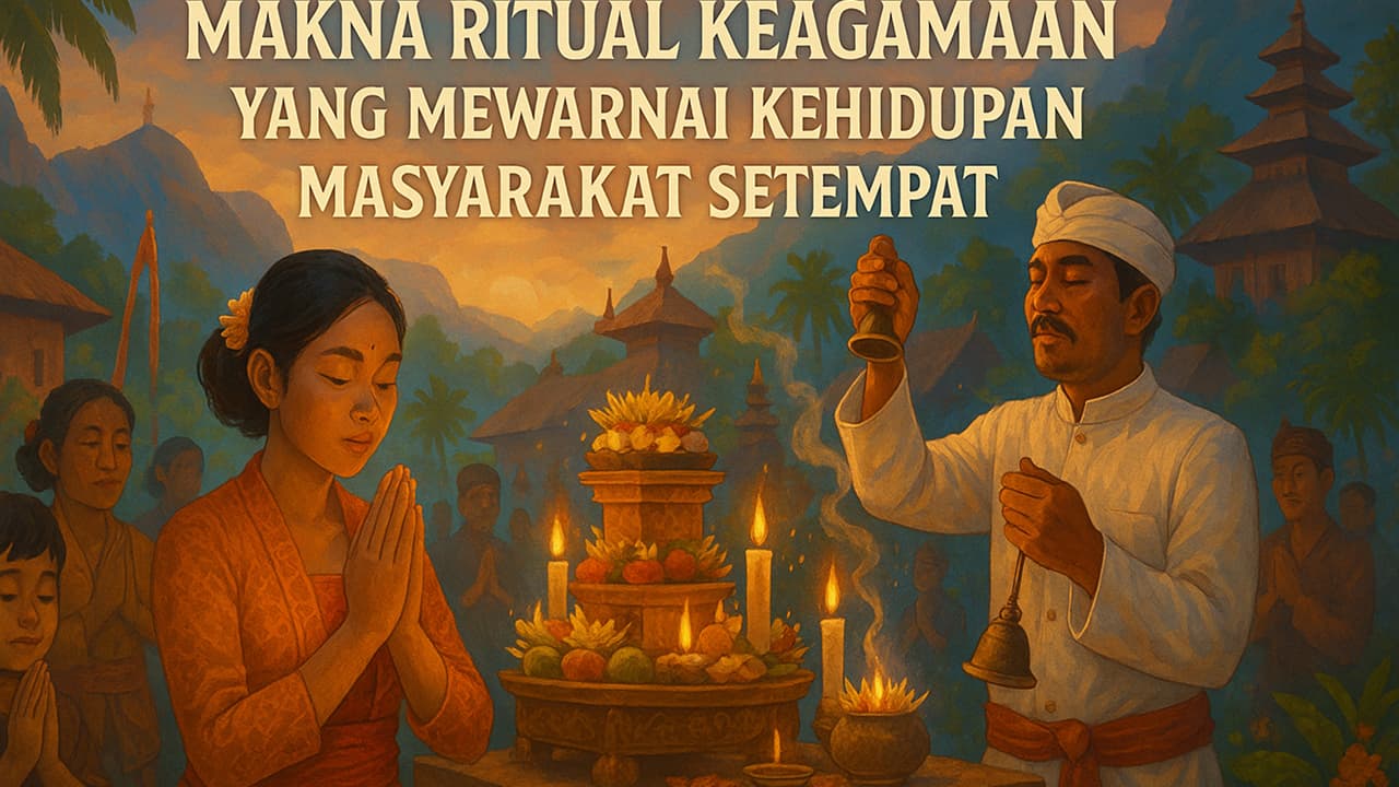Makna Ritual Keagamaan yang Mewarnai Kehidupan Masyarakat Setempat