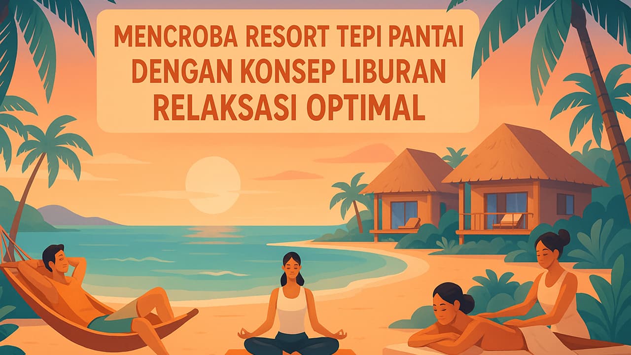 Mencoba Resort Tepi Pantai dengan Konsep Liburan Relaksasi Optimal