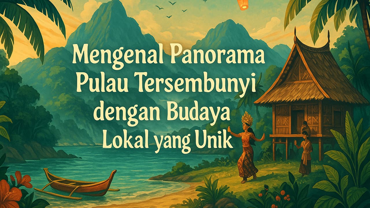 Mengenal Panorama Pulau Tersembunyi dengan Budaya Lokal yang Unik