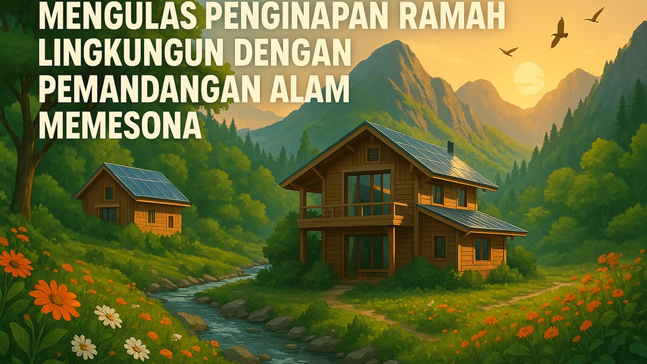 Mengulas Penginapan Ramah Lingkungan dengan Pemandangan Alam Memesona