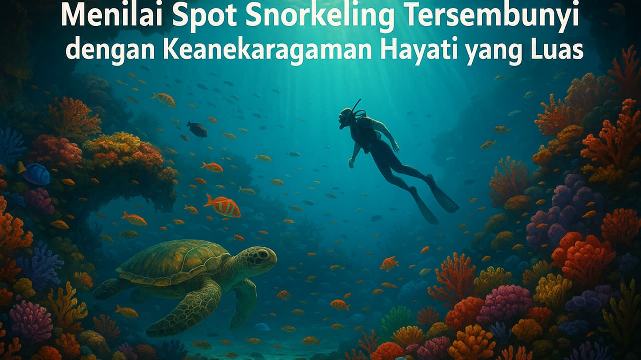 Menilai Spot Snorkeling Tersembunyi dengan Keanekaragaman Hayati yang Luas